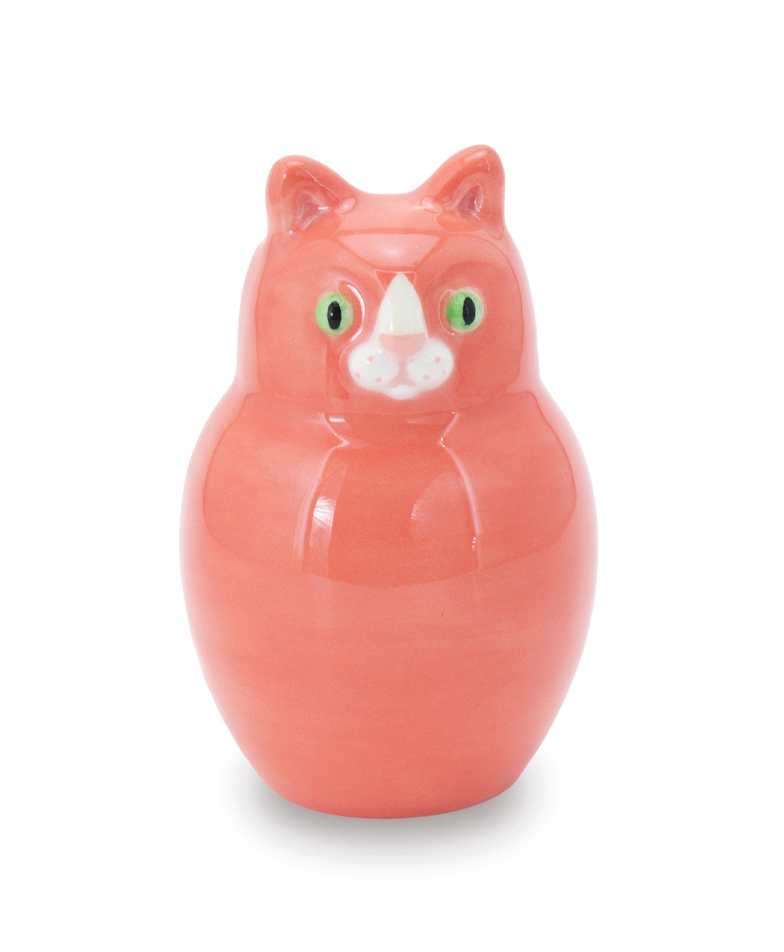 gattino corallo vaso in ceramica macula