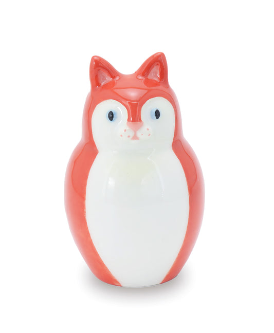 gattino rosso vaso in ceramica macula