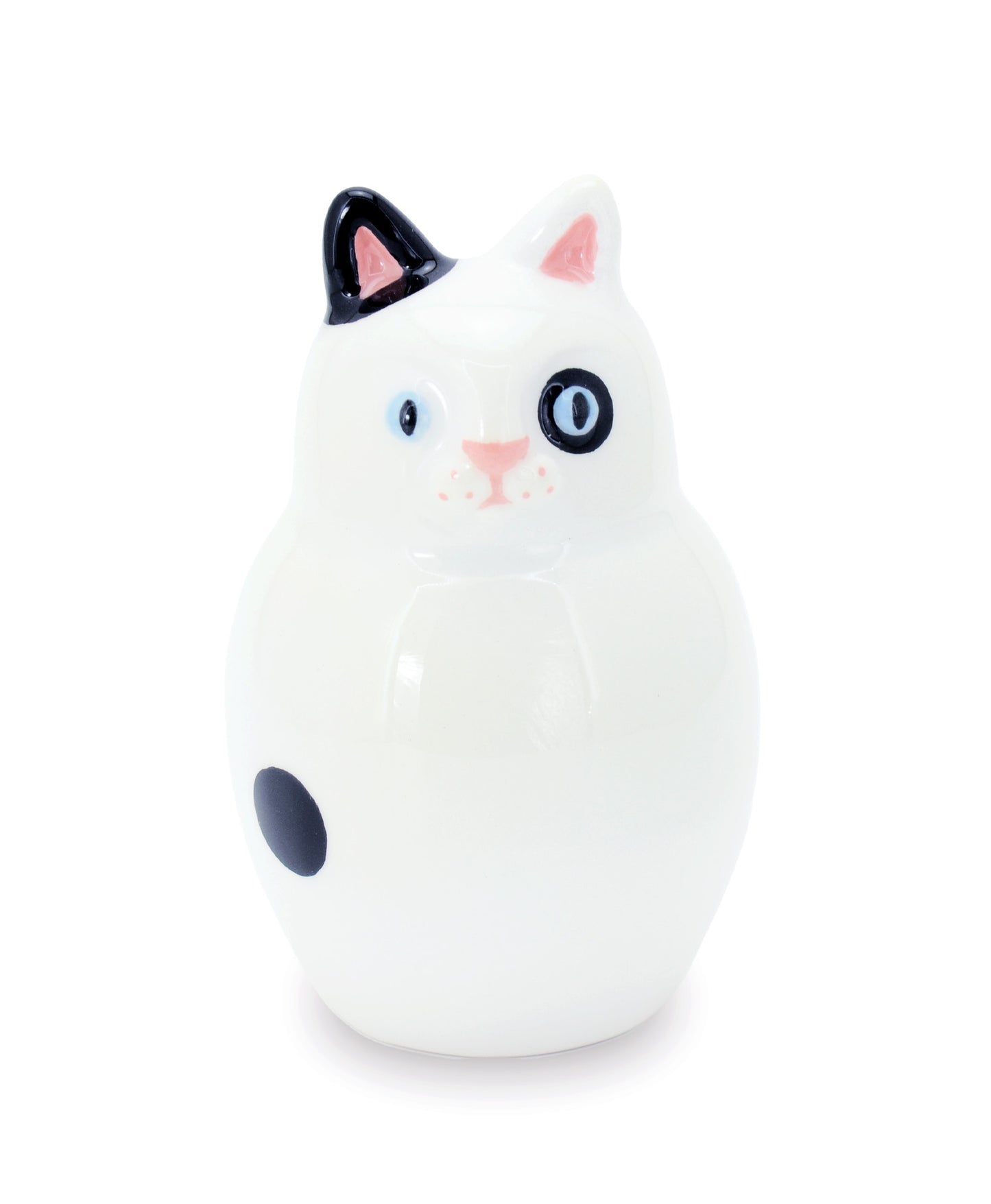 Gattino White - red dots 