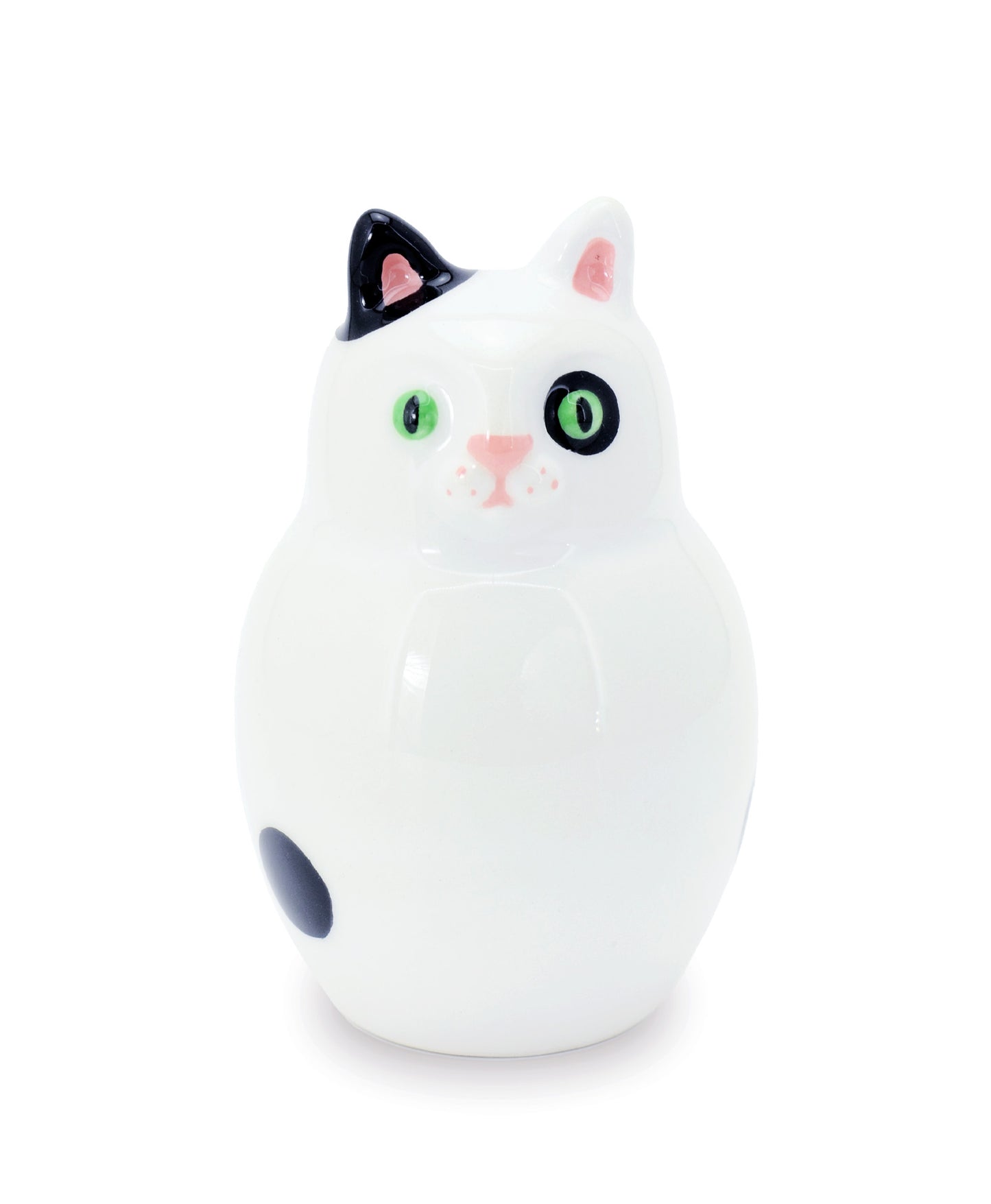 Gattino White - red dots 