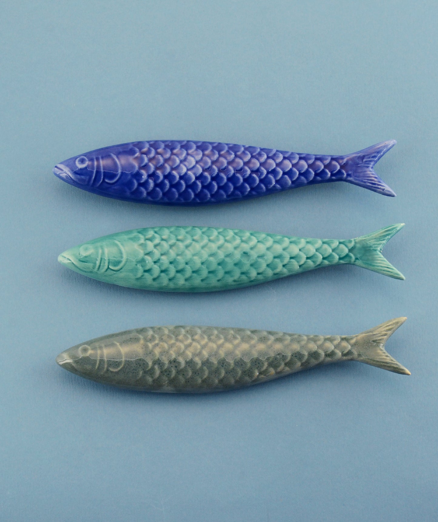 sardine colori assortiti decorazioni da parete in ceramica fatta a mano macula