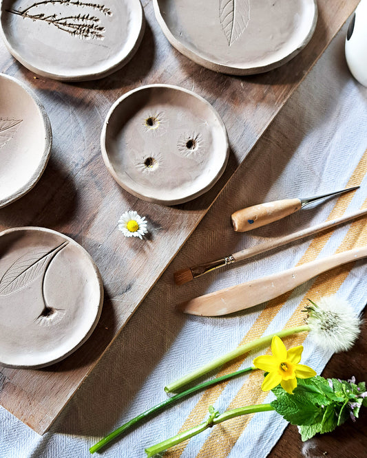Workshop di ceramica con impressioni botaniche 🌿 Sabato 24/5/25